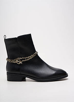 Bottines/boots matière lisse talon plat jusqu'à 3cm noir TAMARIS femme