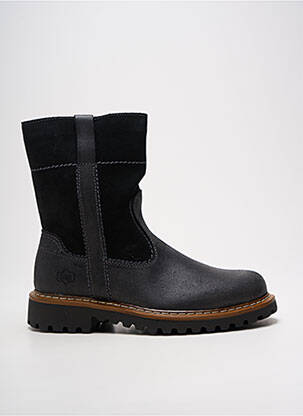 Bottines/boots fermeture zippée talon bas noir JOSEF SEIBEL homme