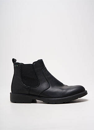 Bottines/boots fermeture zippée talon bas noir ORLAND homme