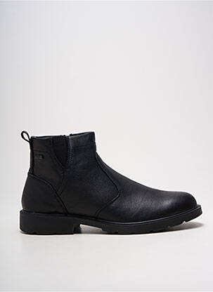 Bottines/boots fermeture zippée talon bas noir ENVAL SOFT homme