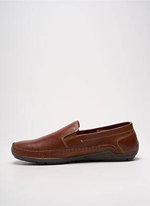Mocassins voute plantaire bout rond marron PIKOLINOS homme