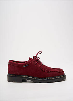 Derbies nubuck talon plat jusqu'à 3cm violet PELLET femme