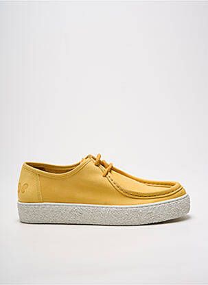 Derbies bout rond talon plat jusqu'à 3cm jaune FELMINI femme