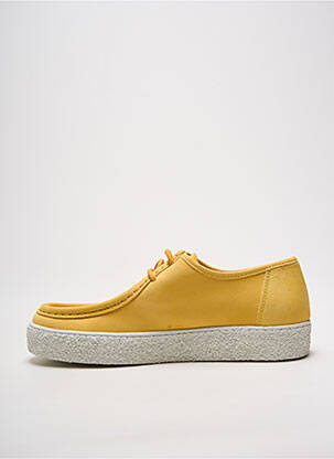 Derbies bout rond talon plat jusqu'à 3cm jaune FELMINI femme
