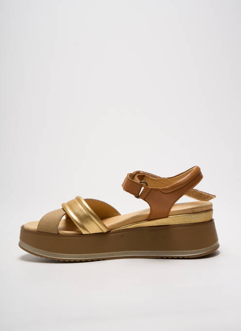 Sandales/Nu pieds or MKD pour femme