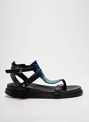 Tongs voute plantaire talon de 4 à 6cm noir REGARD femme