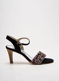 Sandales/nu pieds talon aiguille talon de 7 à 9cm noir MYMA femme