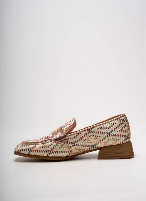 Mocassins beige WONDERS pour femme