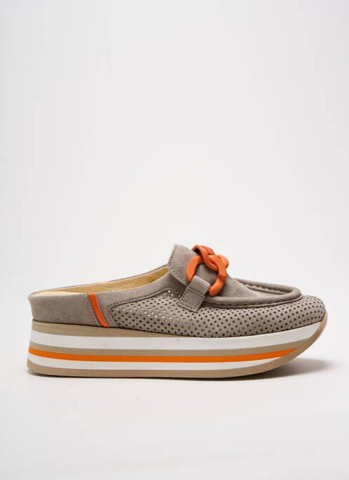 Mules/Sabots gris SOFTWAVES pour femme