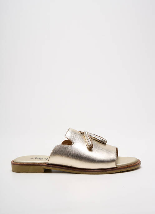 Mules/Sabots or MYMA pour femme