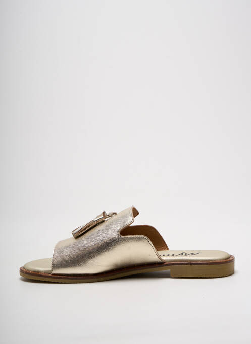Mules/Sabots or MYMA pour femme