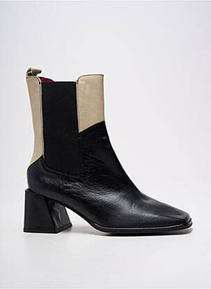 Bottines/boots matière lisse talon de 4 à 6cm noir WONDERS femme