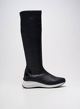 Bottes bout rond talon de 4 à 6cm noir PAULA URBAN femme