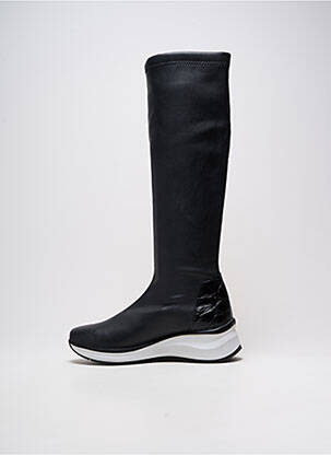 Bottes bout rond talon de 4 à 6cm noir PAULA URBAN femme