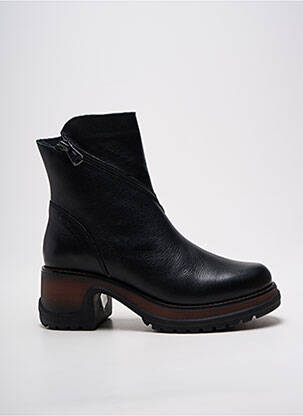 Bottines/boots matière lisse talon de 4 à 6cm noir PAULA URBAN femme