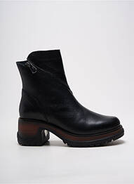 Bottines/boots matière lisse talon de 4 à 6cm noir PAULA URBAN femme