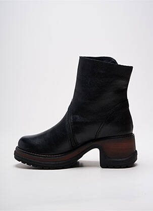 Bottines/boots matière lisse talon de 4 à 6cm noir PAULA URBAN femme