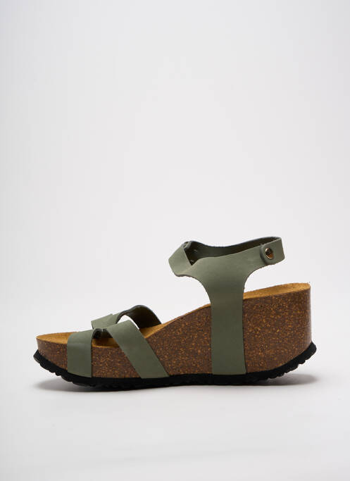 Sandales/Nu pieds vert SANTAFE pour femme