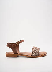 Sandales/Nu pieds or SANTAFE pour femme seconde vue