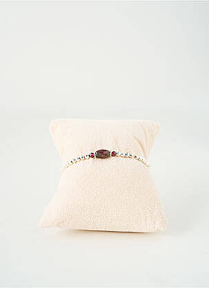 Bracelet fermeture elastique rouge BY GARANCE femme