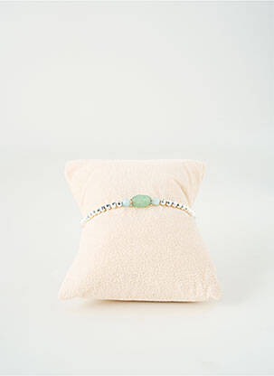 Bracelet fermeture elastique vert BY GARANCE femme