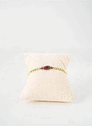 Bracelet fermeture elastique rouge BY GARANCE femme