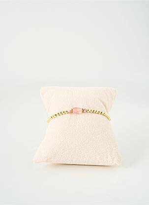 Bracelet ornement perles rose fonce BY GARANCE femme