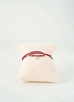 Bracelet ornement perles rouge BY GARANCE femme