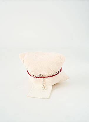 Bracelet matériaux métal rouge BY GARANCE femme