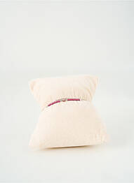 Bracelet fermeture fermoir mousqueton rose BY GARANCE femme