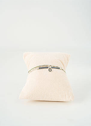 Bracelet fermeture fermoir mousqueton argent BY GARANCE femme
