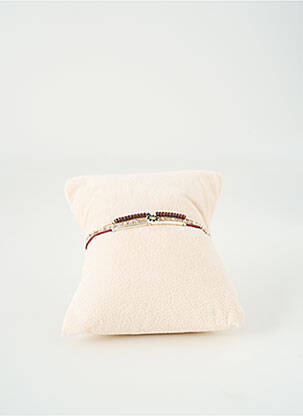 Bracelet matériaux métal rouge BY GARANCE femme