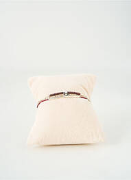 Bracelet fermeture fermoir mousqueton rouge BY GARANCE femme