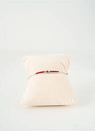 Bracelet fermeture fermoir mousqueton rouge BY GARANCE femme