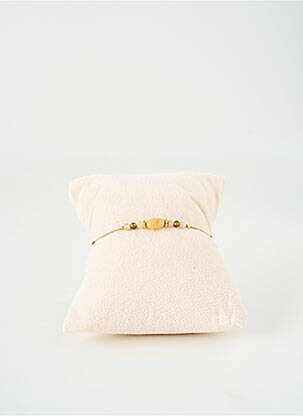 Bracelet ornement perles beige BY GARANCE femme
