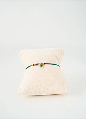 Bracelet matériaux métal vert BY GARANCE femme