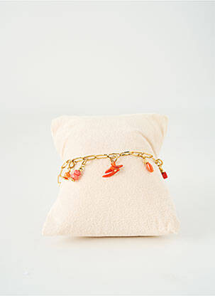 Bracelet ornement pierre rouge BY GARANCE femme