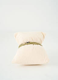 Bracelet fermeture fermoir mousqueton vert BY GARANCE femme