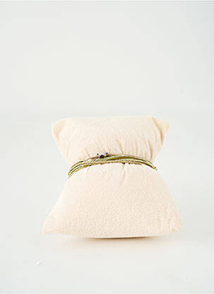 Bracelet fermeture fermoir mousqueton vert BY GARANCE femme