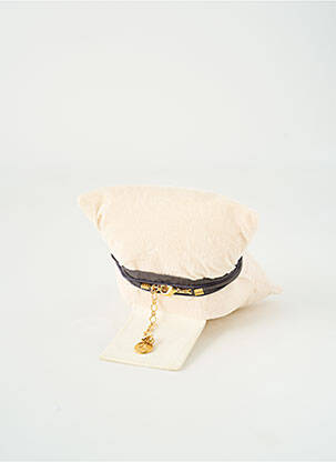 Bracelet fermeture fermoir mousqueton gris BY GARANCE femme