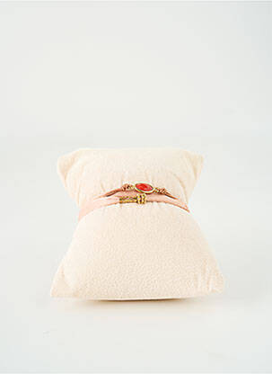 Bracelet ornement pierre rose BY GARANCE femme