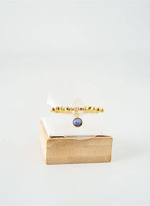 Bague ornement perles bleu ROSA PALMA femme