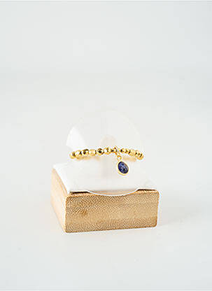 Bague ornement perles bleu ROSA PALMA femme
