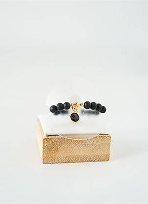 Bague ornement perles noir ROSA PALMA femme