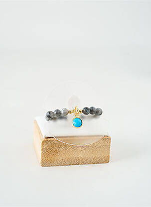 Bague ornement perles bleu ROSA PALMA femme