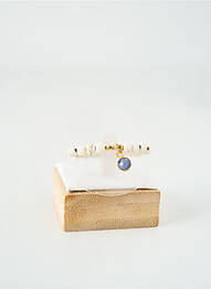 Bague ornement perles bleu ROSA PALMA femme