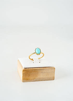 Bague matériaux métal bleu BY GARANCE femme