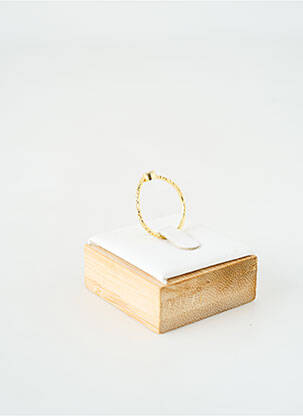 Bague matériaux plaqué or or MUJA JUMA femme