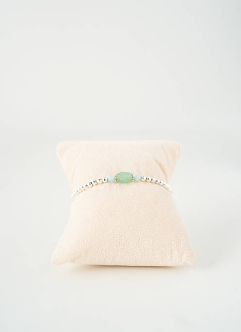 Bracelet fermeture elastique vert BY GARANCE femme