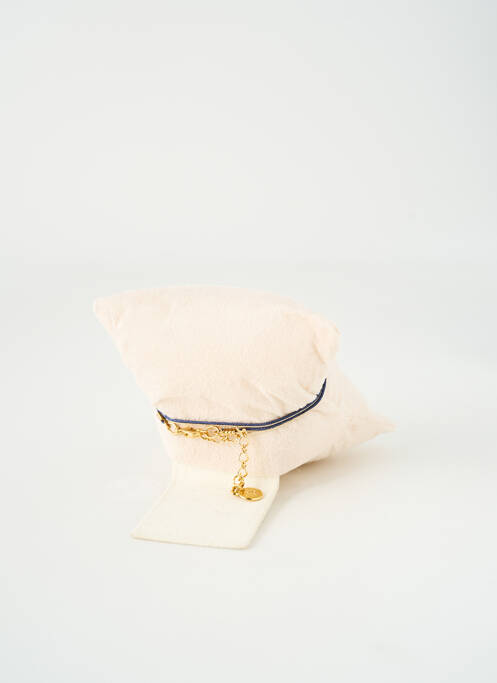 Bracelet fermeture fermoir mousqueton or BY GARANCE femme
